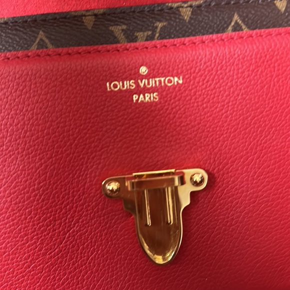 Louis Vuitton red Victorio handbag brand new excellent condition Authentic - Picture 7 of 7